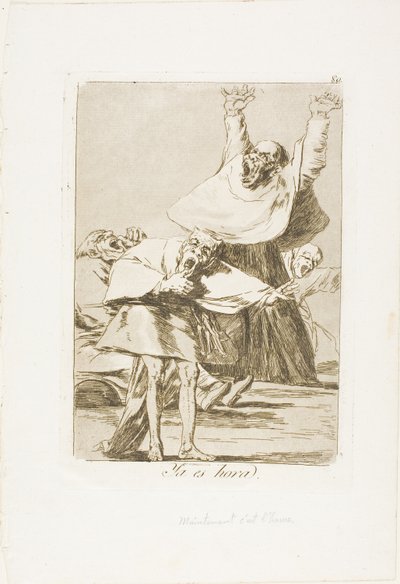 It is Time, Plate 80 from Los Caprichos by Francisco Jose de Goya y Lucientes