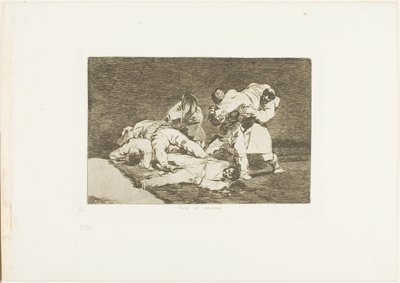 It will be the Same, plate 21 from The Disasters of War by Francisco Jose de Goya y Lucientes