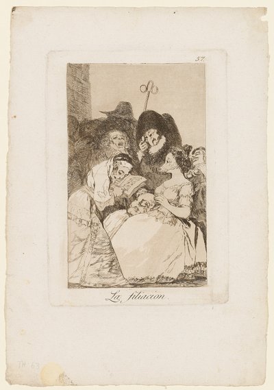 La Filiacion, plate from 