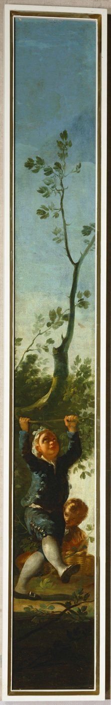 Little Boy and a Tree by Francisco Jose de Goya y Lucientes
