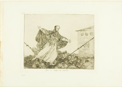 May the Cord Break, plate 77 from The Disasters of War by Francisco Jose de Goya y Lucientes