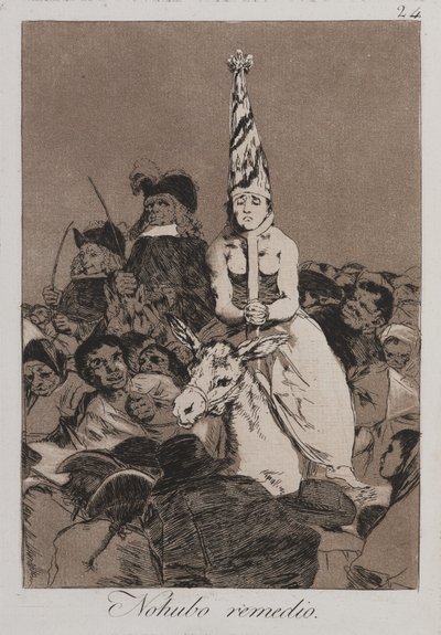 Nothing Could Be Done About It by Francisco de Goya