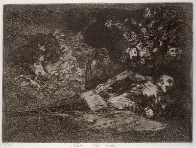 Nothing. The event will tell, plate 69 of 