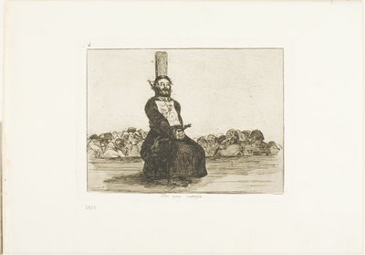 On Account of a Knife, Plate 34 from The Disasters of War by Francisco Jose de Goya y Lucientes