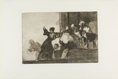 Poor Folly, Plate Eleven from Los Proverbios by Francisco Jose de Goya y Lucientes