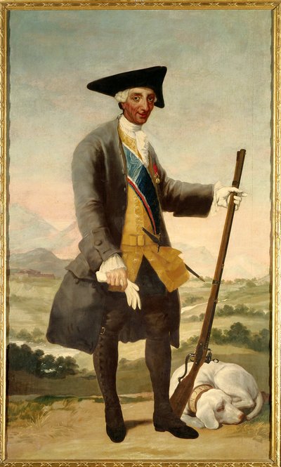 Portrait of Charles III as a Hunter by Francisco de Goya
