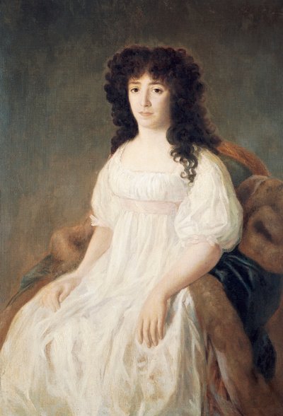 Portrait of Countess of Casa Flores by Francisco Jose de Goya y Lucientes