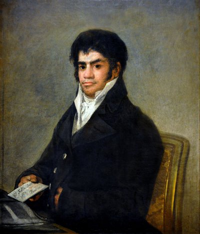 Portrait of Don Francisco del Mazo, circa 1815-1820 by Francisco Jose de Goya y Lucientes