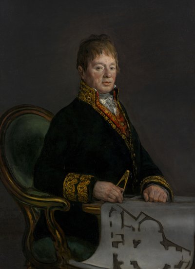 Portrait of Don Juan Antonio Cuervo, 1819 by Francisco de Goya