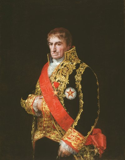 Portrait of General José Manuel Romero by Francisco Jose de Goya y Lucientes