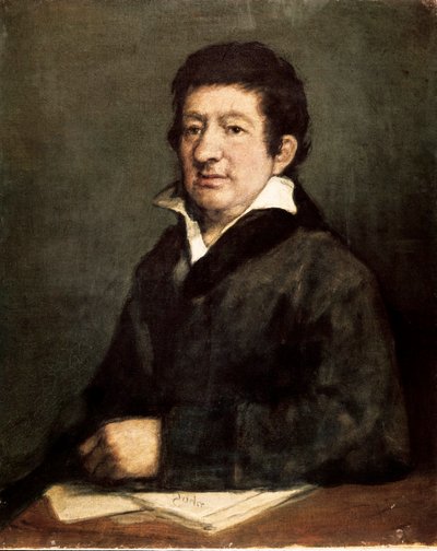 Portrait of Leandro Fernandez de Moratin by Francisco de Goya