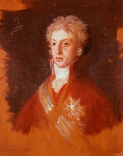 Portrait of Luigi di Borbone-Parma by Francisco Jose de Goya y Lucientes