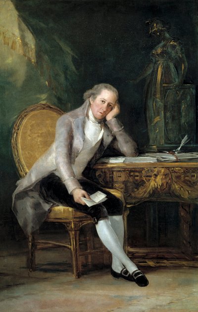 Portrait of the statesman and writer Gaspar Melchor de Jovellanos by Francisco de Goya