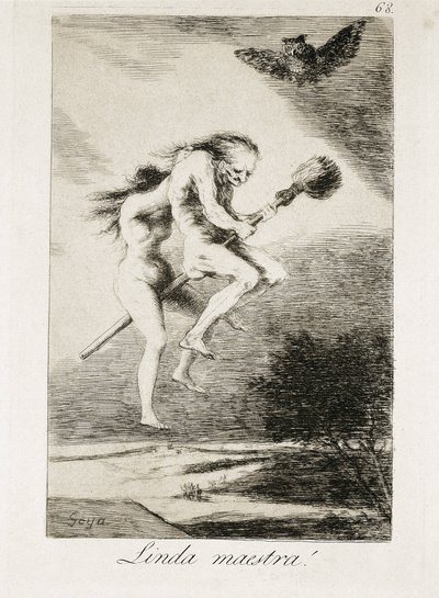 Pretty Teacher. 1793-1799 by Francisco Jose de Goya y Lucientes