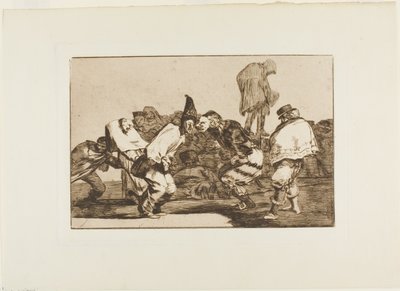 Rejoice, Carnival, for Tomorrow Thou wilt Be Ashes (plate 14 from Los Proverbios) by Francisco Jose de Goya y Lucientes