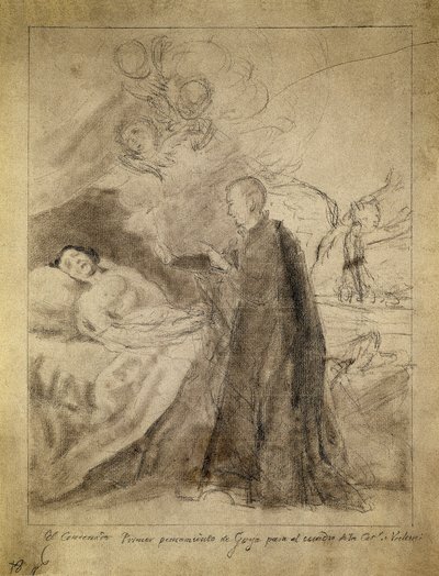 Saint Francis Borgia at the Bedside of a Dying Impenitent by Francisco Jose de Goya y Lucientes