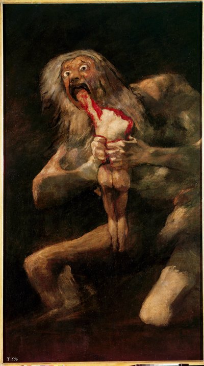 Saturn Devouring His Son by Francisco Jose de Goya y Lucientes