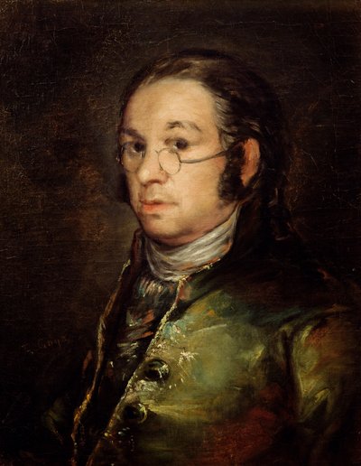 Self Portrait with Glasses by Francisco de Goya