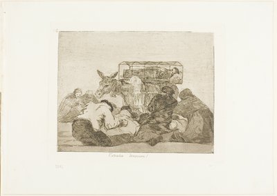 Strange Devotion!, plate 66 from The Disasters of War by Francisco Jose de Goya y Lucientes