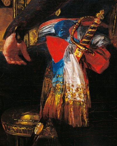 Sword and Sash (detail) by Francisco Jose de Goya y Lucientes