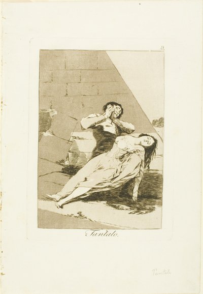 Tantalus, Plate 9 from Los Caprichos by Francisco Jose de Goya y Lucientes