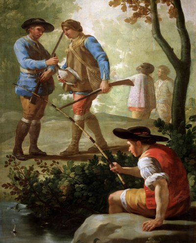 The Angler by Francisco Jose de Goya y Lucientes