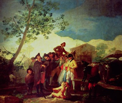 The Blind Guitar Player by Francisco Jose de Goya y Lucientes
