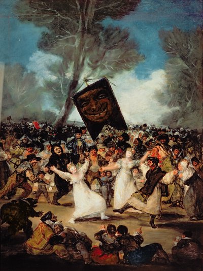 The Burial of the Sardine (Corpus Christi Festival on Ash Wednesday) by Francisco de Goya