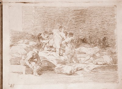 The Disasters of War: And They Too by Francisco de Goya