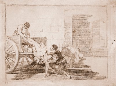 The Disasters of War: Carloads to the Cemetery by Francisco de Goya