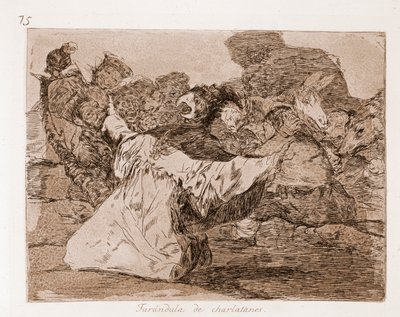 The Disasters of War: Farandole of charlatans by Francisco de Goya