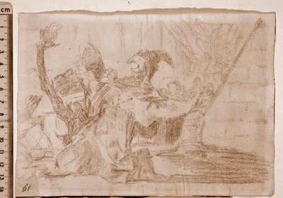 The Disasters of War: Farandole of charlatans by Francisco de Goya