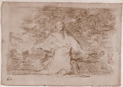 The Disasters of War: Gloomy Forebodings of What Will Happen (preparatory drawing) by Francisco de Goya