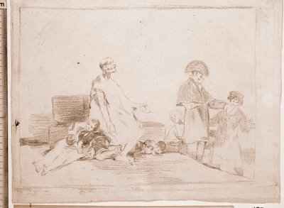 The Disasters of War: If They Are from Another Line by Francisco de Goya