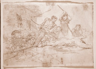The Disasters of War: Rabble by Francisco de Goya