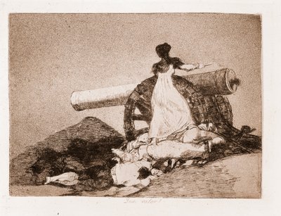 The Disasters of War: What courage! by Francisco de Goya