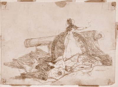 The Disasters of War: What courage! by Francisco de Goya