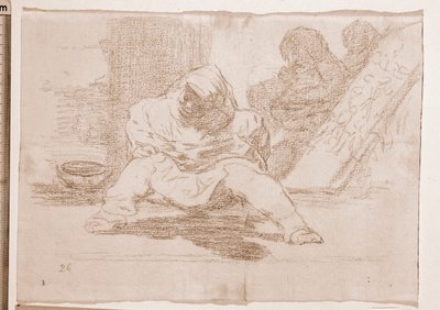 The Disasters of War: What Madness! (preparatory drawing) by Francisco de Goya