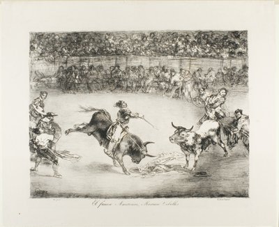 The Famous American, Mariano Ceballos, from The Bulls of Bordeaux by Francisco Jose de Goya y Lucientes