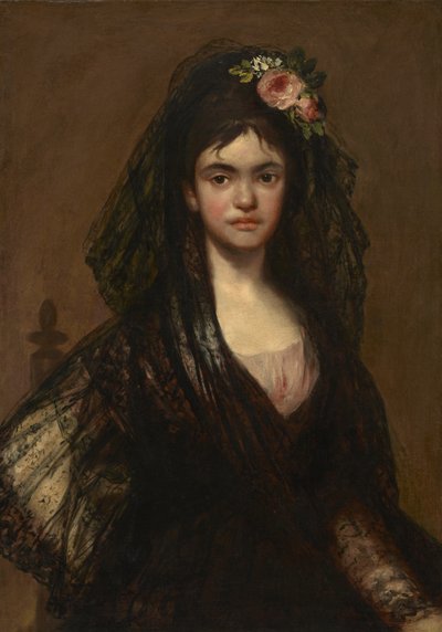 The Madrileña by Francisco de Goya