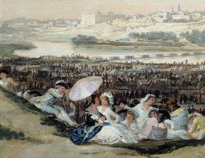 The Prairie of San Isidro by Francisco de Goya