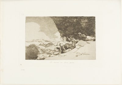 The Same Elsewhere, Plate 23 from The Disasters of War by Francisco Jose de Goya y Lucientes