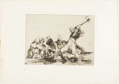 The Same, plate three from The Disasters of War by Francisco Jose de Goya y Lucientes
