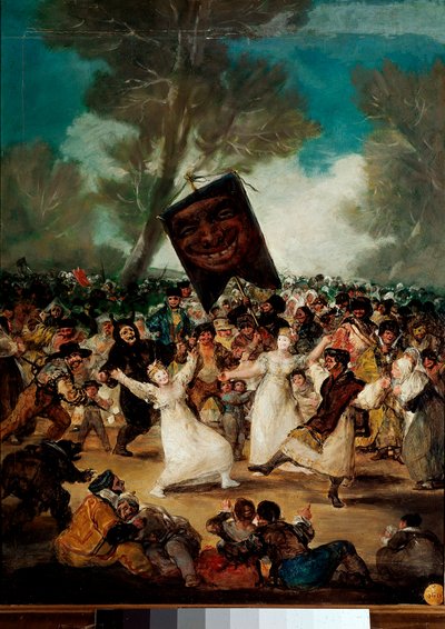 The funeral of the sardine (Entierro della sardina) by Francisco de Goya