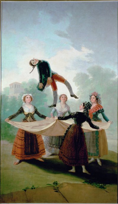 The Straw Manikin, Cartoon for a Tapestry by Francisco Jose de Goya y Lucientes