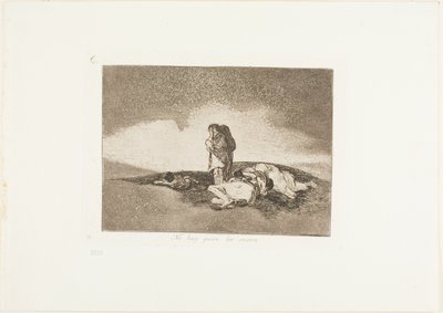 There is No One to Help Them, plate 60 from The Disasters of War by Francisco Jose de Goya y Lucientes