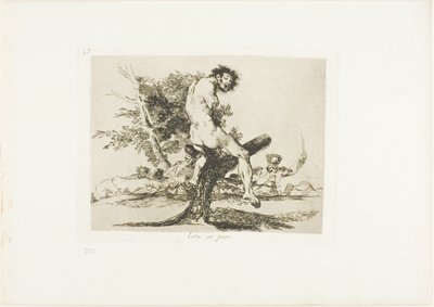 This is Worse, plate 37 from The Disasters of War by Francisco Jose de Goya y Lucientes
