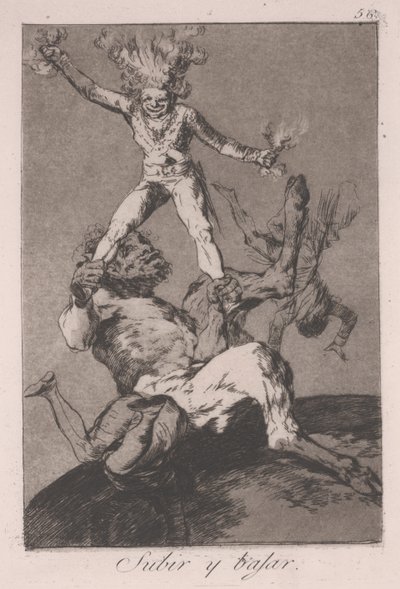 To Rise and Fall by Francisco de Goya