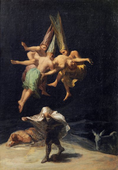 Witches in Flight by Francisco de Goya