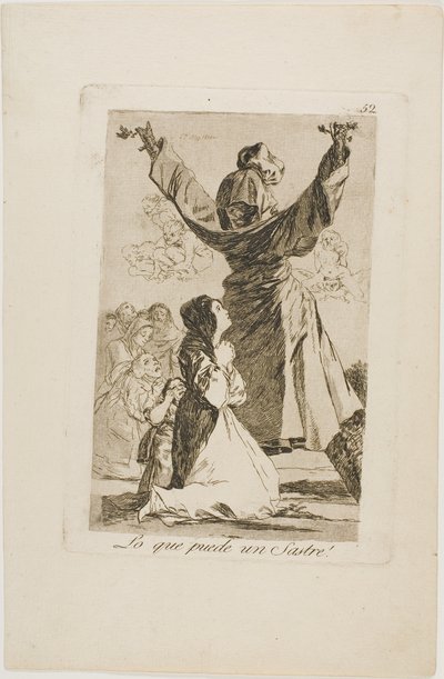 What a Tailor Can Do!, plate 52 from Los Caprichos by Francisco Jose de Goya y Lucientes